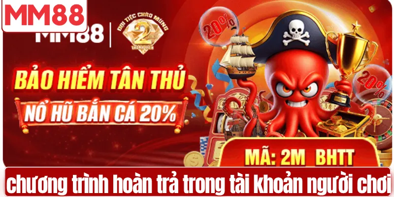 Thông tin chương trình hoàn trả hiển thị trong tài khoản người chơi